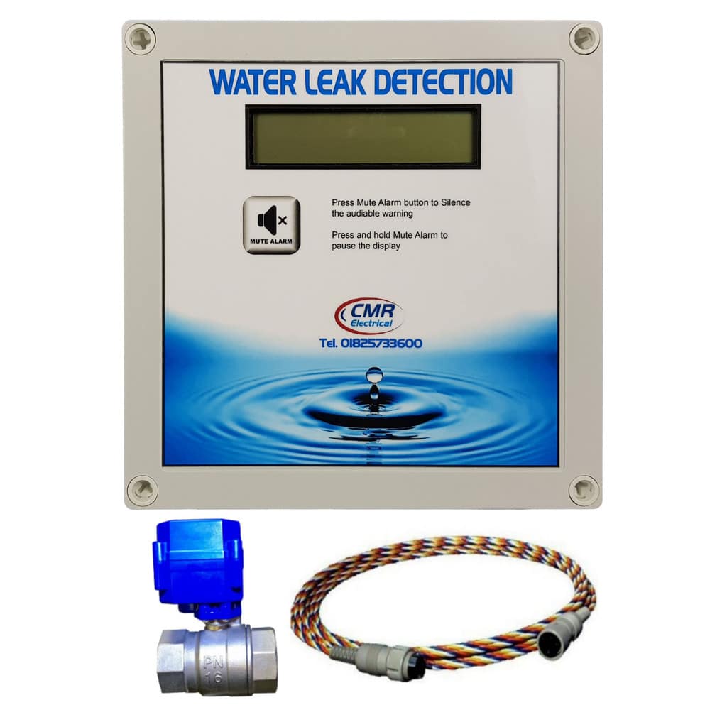 Four zone distance to leak water detection alarm system type DMWD by CMR Electrical