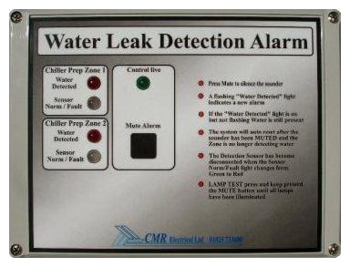 One and Two Zone Water Leak Detection Alarm Type LD2